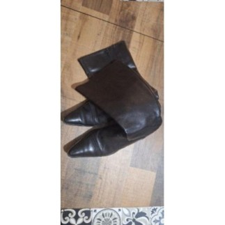 Bottes cuir noires taille 40