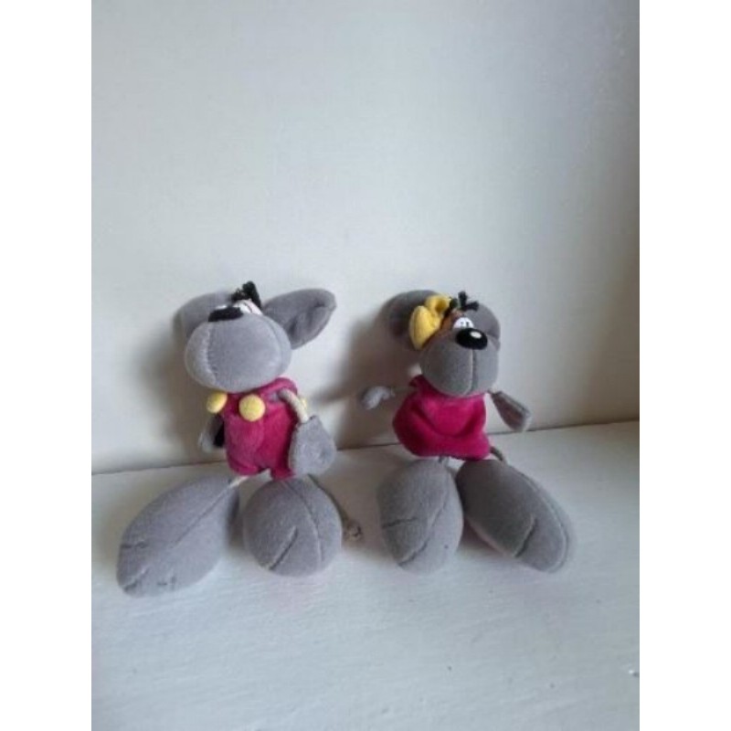 LOT COUPLE SOURIS GRISES DIDDL  ANNEE 1999