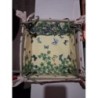 corbeille tissu bleue