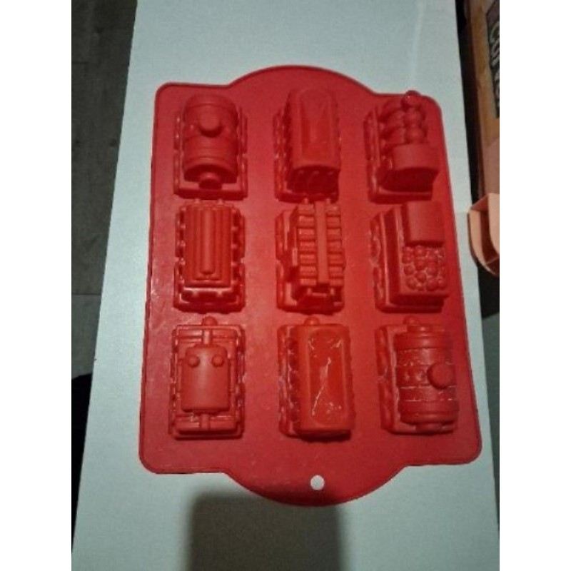 moule gâteau silicone train