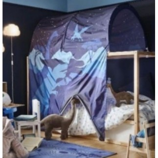 Cabane de lit dinosaures...