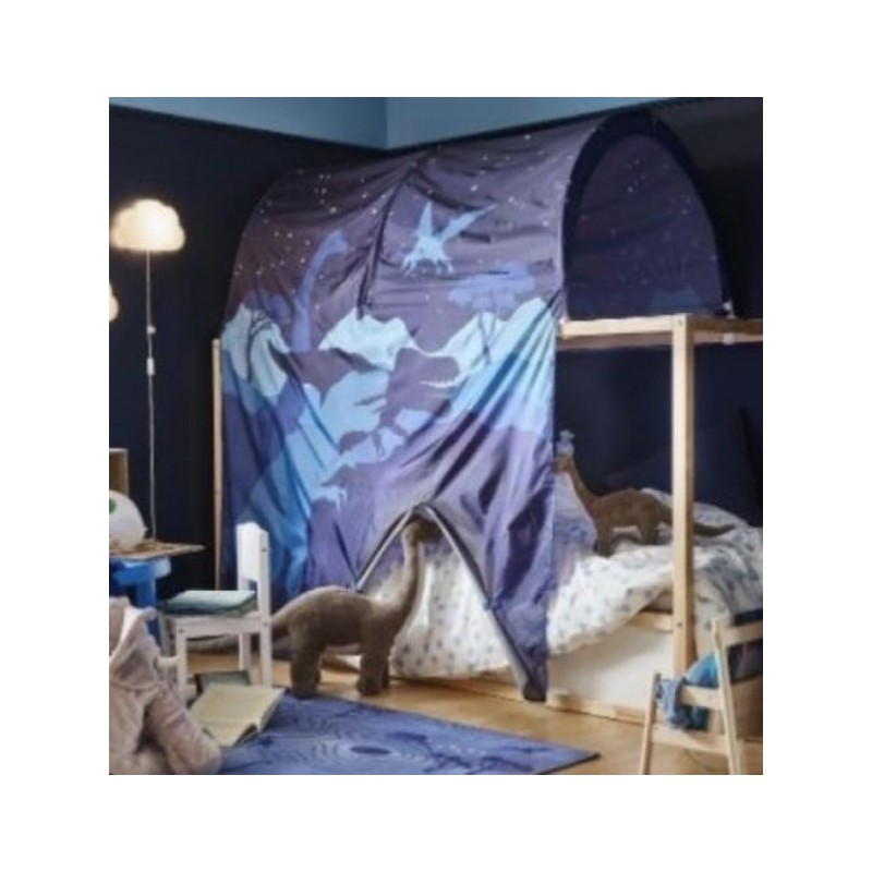 Cabane de lit dinosaures Ikea COMPLET