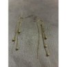 Boucles d’oreilles 3 boules en acier inoxydable 