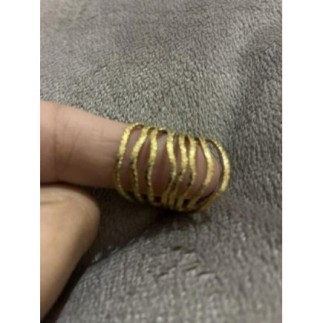 Bague large en acier...