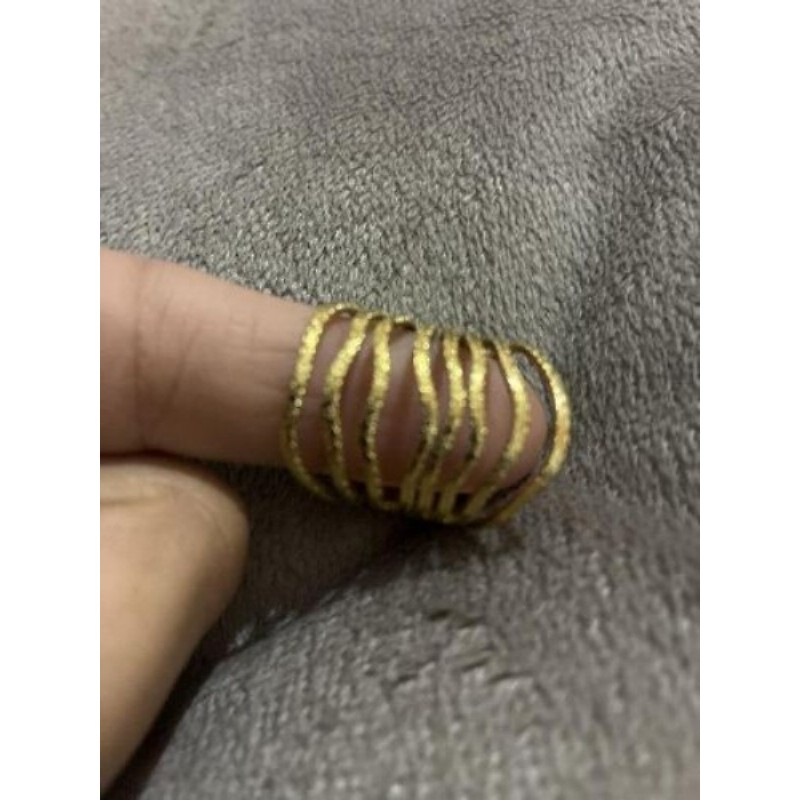 Bague large en acier inoxydable 