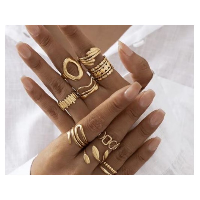 Bague Lilly en acier inoxydable tendances