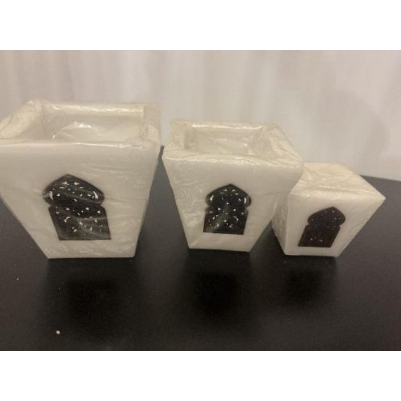 Lot 3 photosphores blanc 