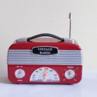 Petite radio "Vintage" rouge
