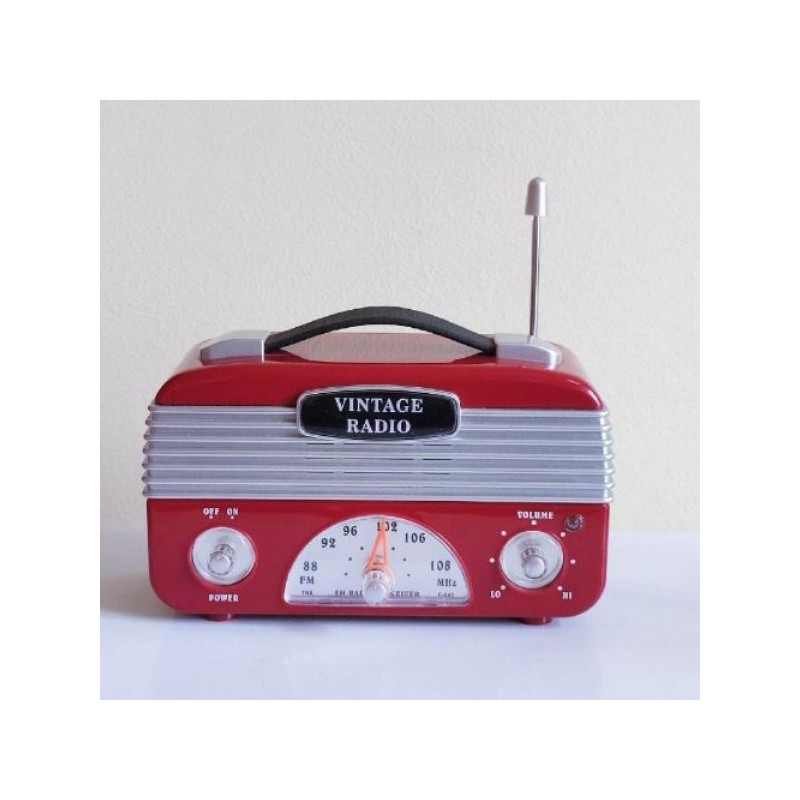 Petite radio "Vintage" rouge