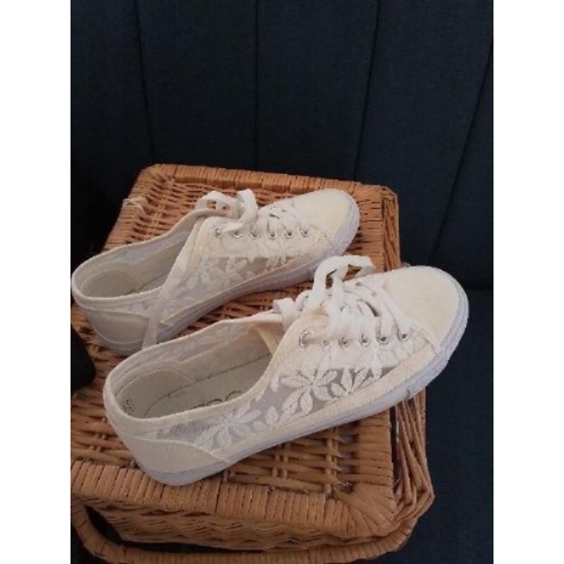 Barquettes basses femme pointure 40 blanc casse