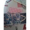 Tasse cœur bleues portugal