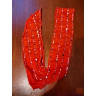 Ca-Bandeau écharpe rouge et...