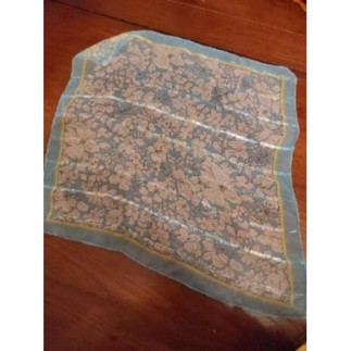 Ca-Petit foulard carré bleu...