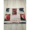 Nappe fruits rouges neuve rectangulaire 240X140