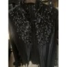 Chemisier noir jabot JELIC taille 38