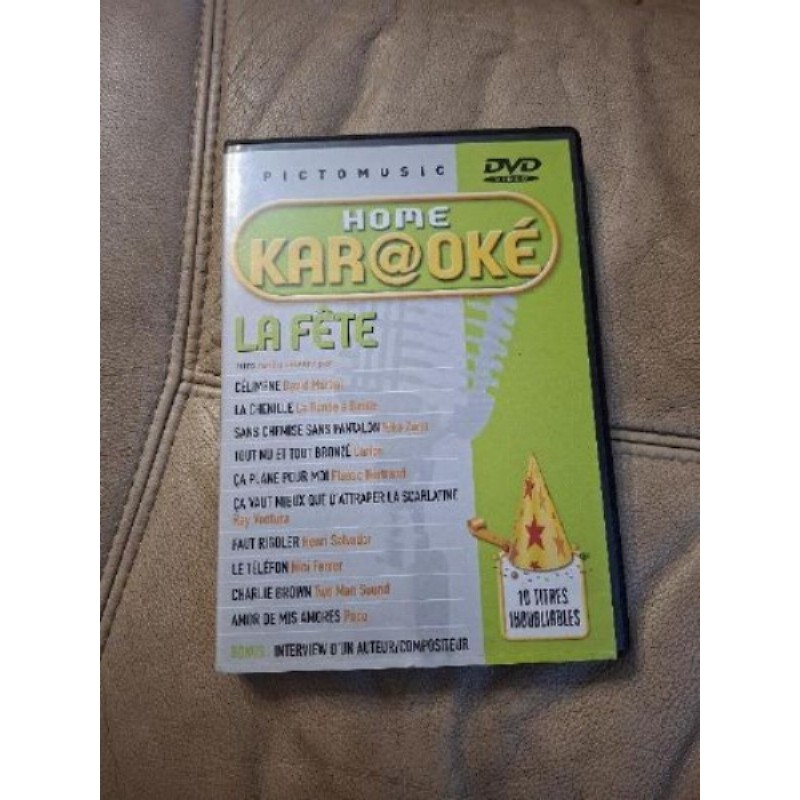 Dvd home karaoke la fete