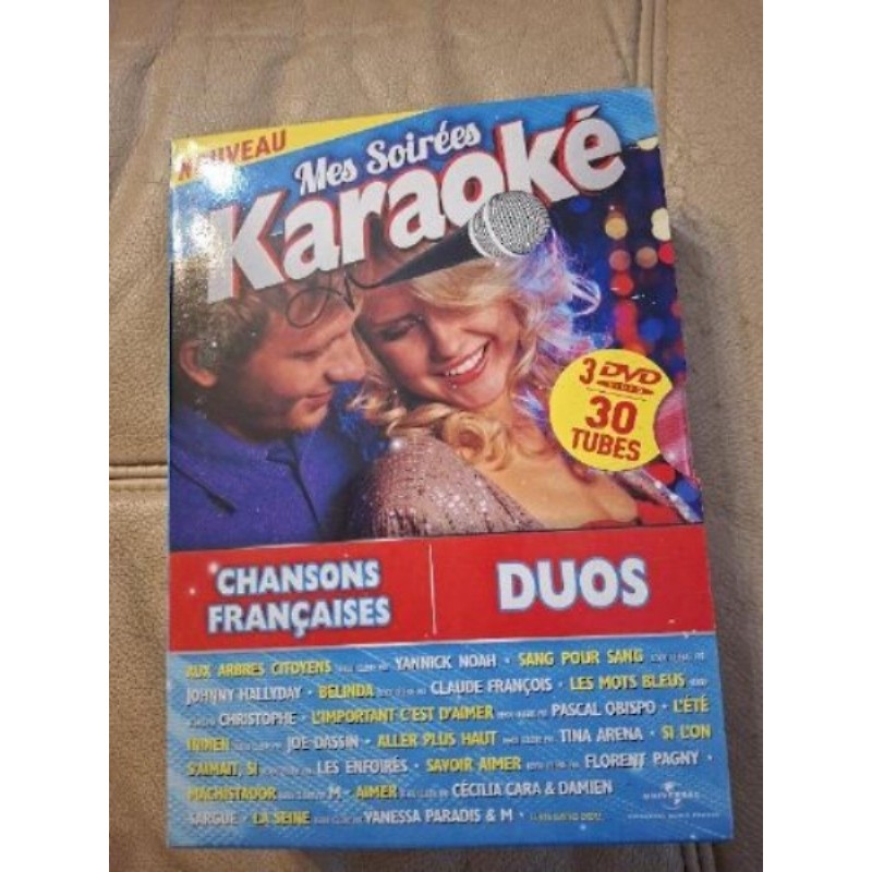 3 dvd mes soirees karaoke 