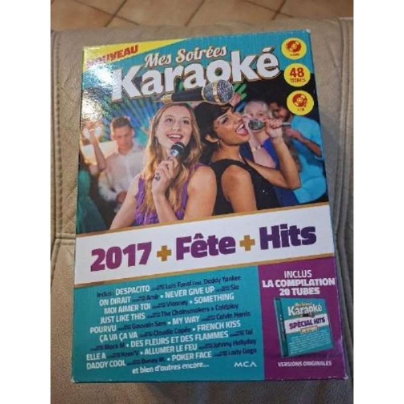Coffret 4 dvd mes soirees karaoke