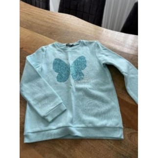 Pulls bleu papillons 12 ans
