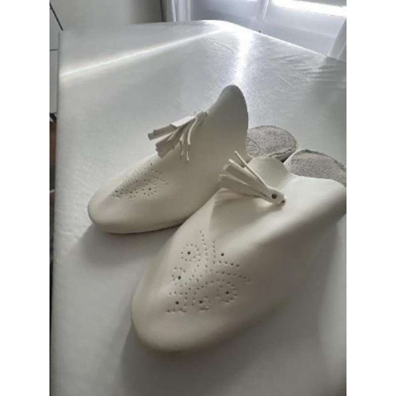 Babouche blanche