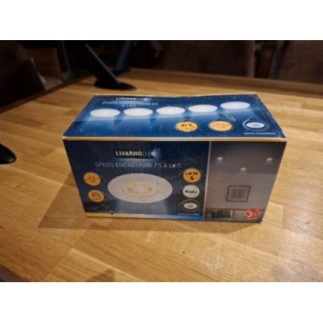 Lot 5 spots encastrables 