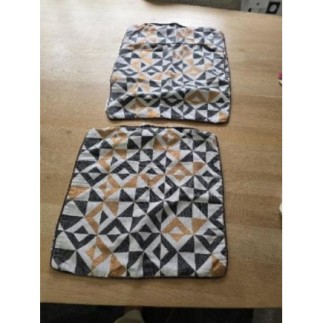 Lot de 3 housse coussin 40x40