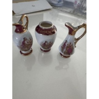 Lot de 3 mini vase déco 
