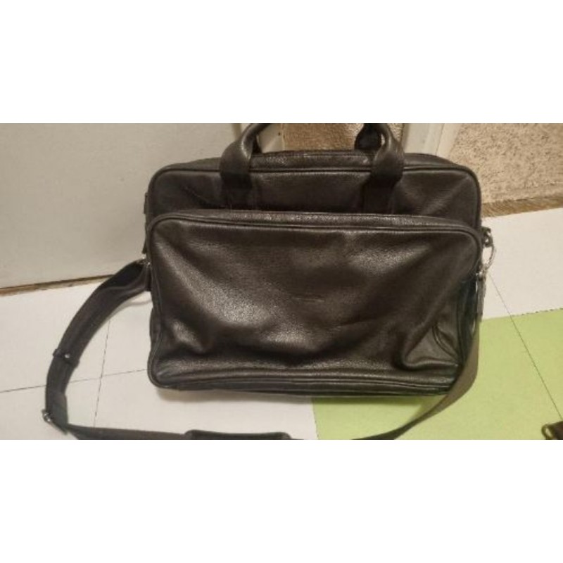 Sacoche portable Hexagona cuir