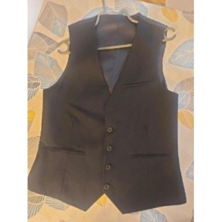Gilet de costume bleu...