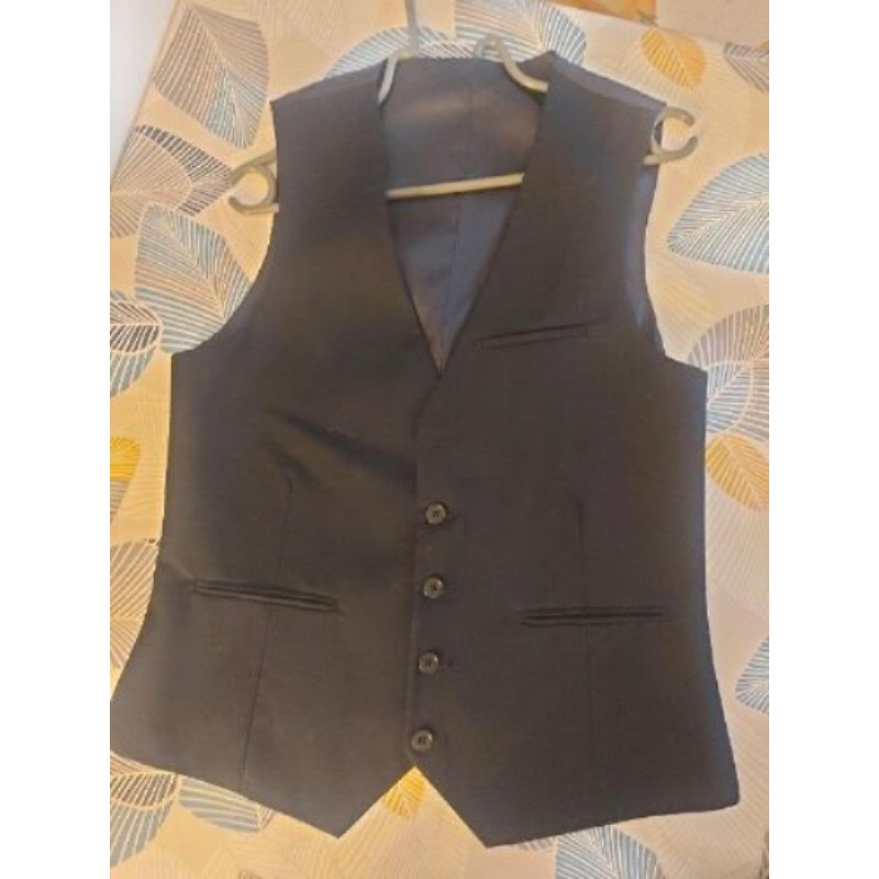 Gilet de costume bleu marine taille S marque BRICE