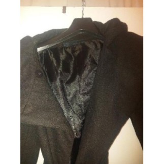 Manteau noir femme zara...