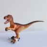 Figurine dinosaure Schleich Velociraptor orange NEUVE