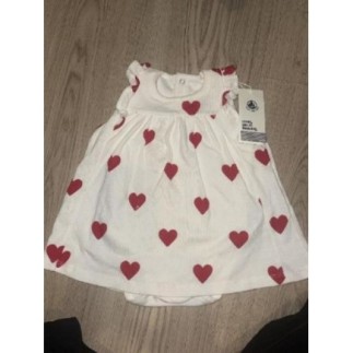 Robe body cœur petit bateau...
