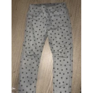 Jeans gris étoile 6-7 ans 