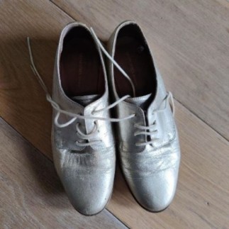 Trotteurs dorés Monoprix T37