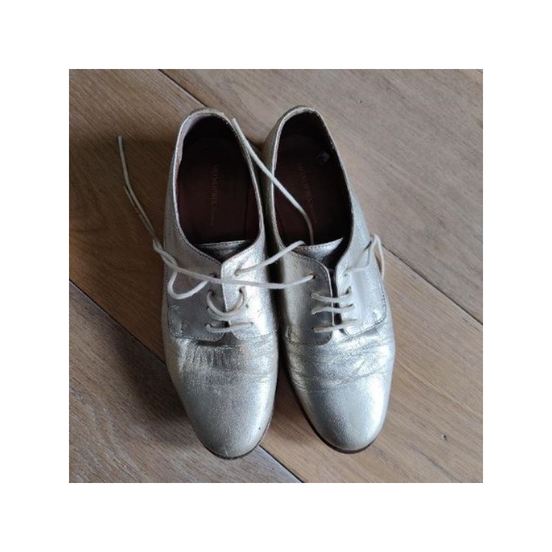 Trotteurs dorés Monoprix T37