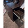 meuble noir 1 tirroir/ bas rangement h73cm p 47cm l30cm