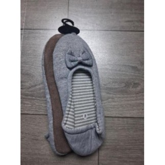 chaussons  gris 38