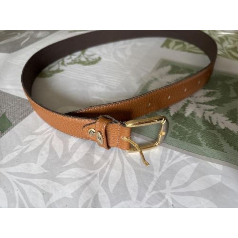 Ceinture camel croûte de vachette T110