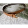 Ceinture camel croûte de vachette T110