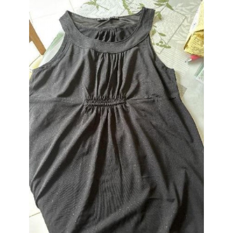 Robe droite noire caprice de filles T16 ans
