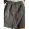 Jupe marron droite printemps T42