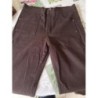 Pantalon marron côte anglaise T40