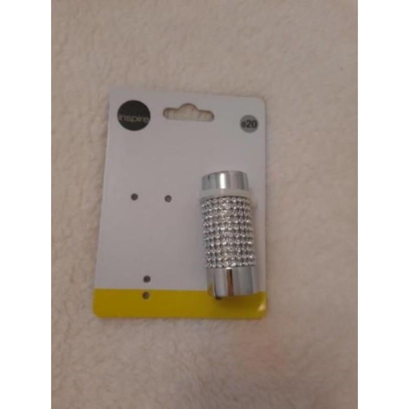 Embout tringle strass