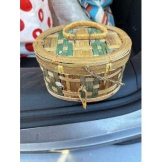 Panier vide poche en bambou