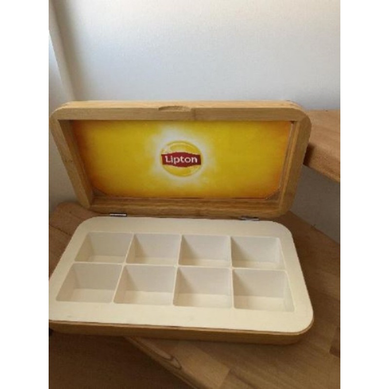 Boîte pour ranger le thé lipton 