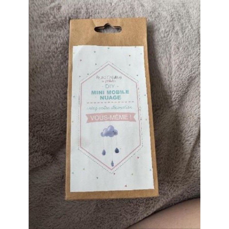 Kit Phildar DIY mini mobile nuage bébé 