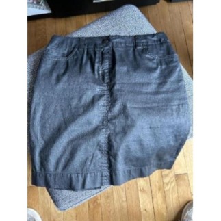 Jupe noire effet huilée «...