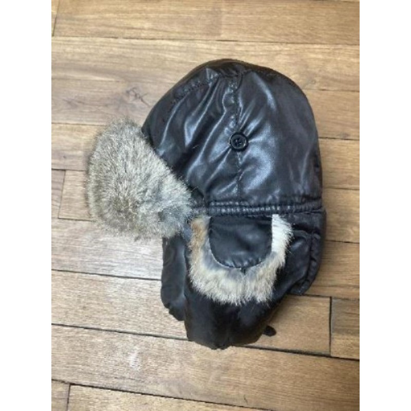 Chapka  fourrure noir/brun taille 57