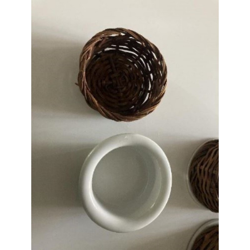 Ramequin blanc/osier Habitat